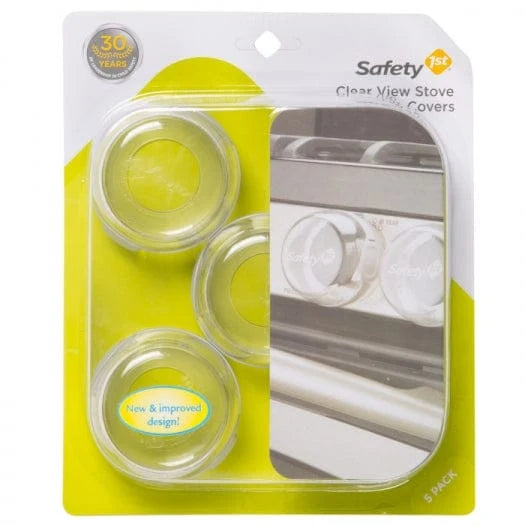 Safety 1st Clear View Stove Knob Covers 5pk: Help keep your stove knobs off-limits with Clear View Stove Knob Covers - 48409 ebuystt