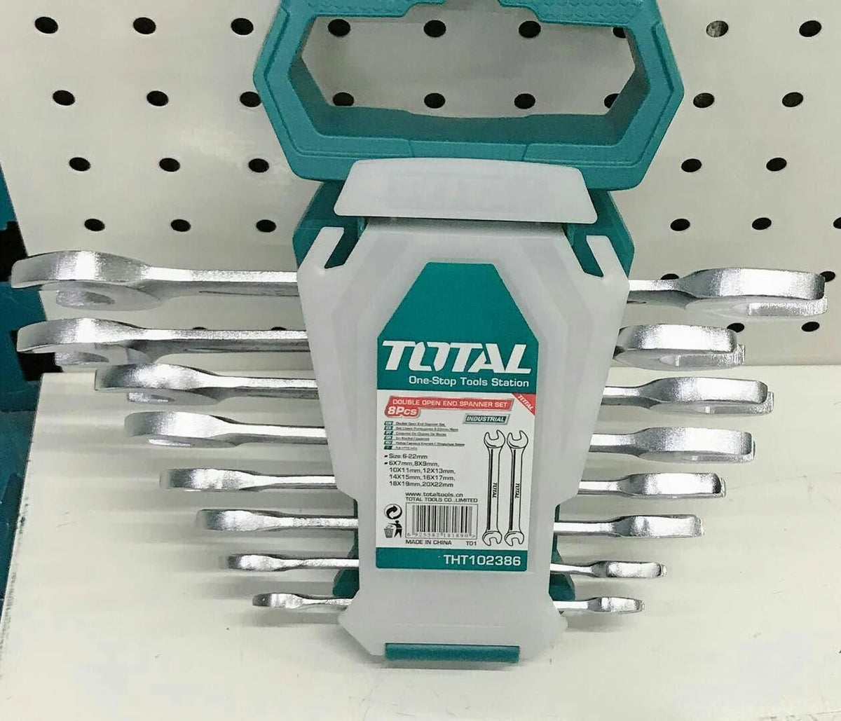 TOTAL DOUBLE OPEN END SPANNER SET 8PCS (THT102386) TOTAL TOOLS