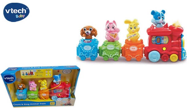 Vtech COUNT & SING ANIMAL TRAIN - 80-161603 Pie's Variety Store
