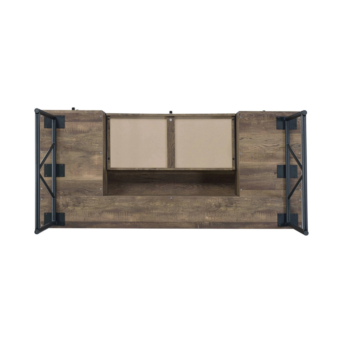 Analiese 4-Drawer Writing Desk Antique Nutmeg - 800999 Pie's Variety Store