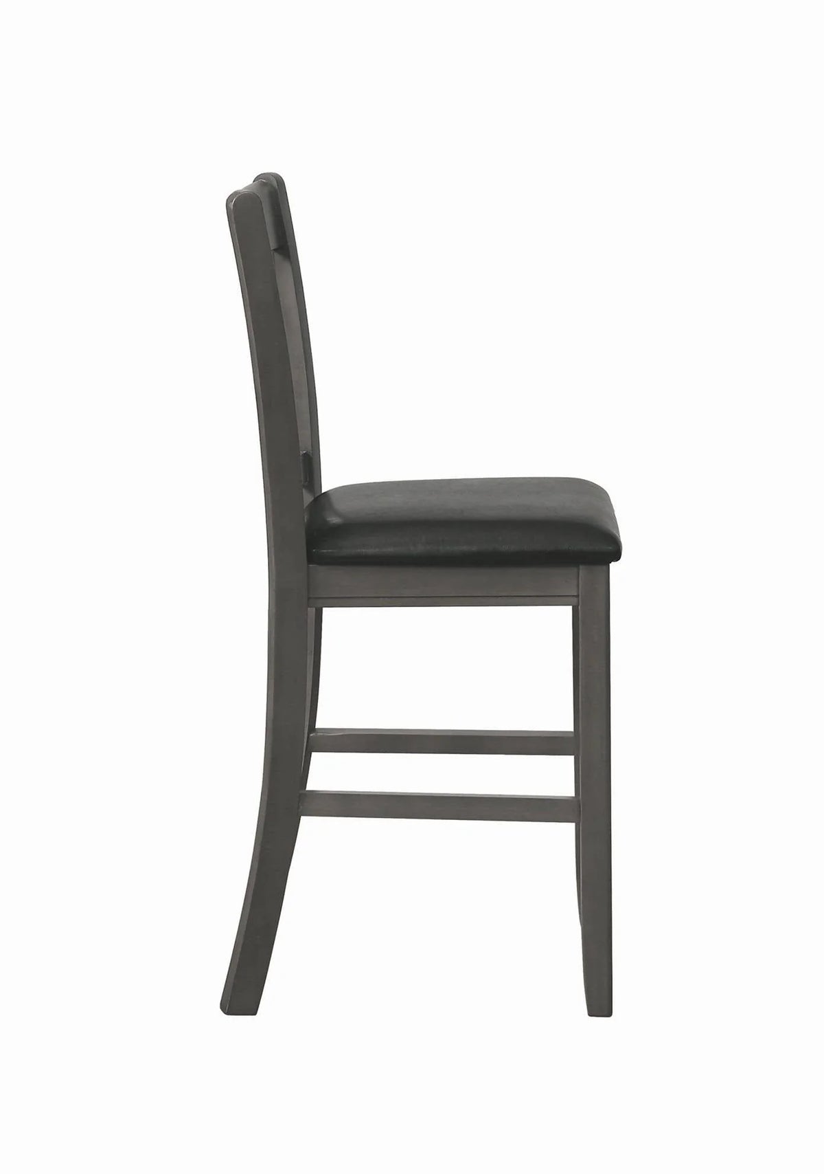 Lavon Upholstered Counter Height Stools Black And Medium Grey (Set Of 2) - 108219 Pie's Variety Store