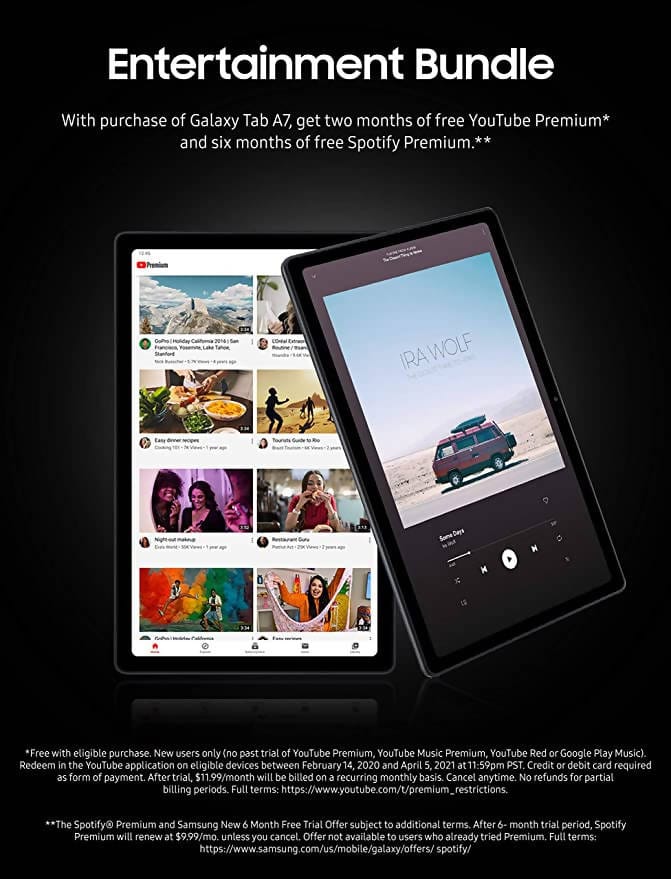 Samsung Galaxy Tab A7 10.4 Wi-Fi 32GB Gray - SAMA7 Pie's Variety Store