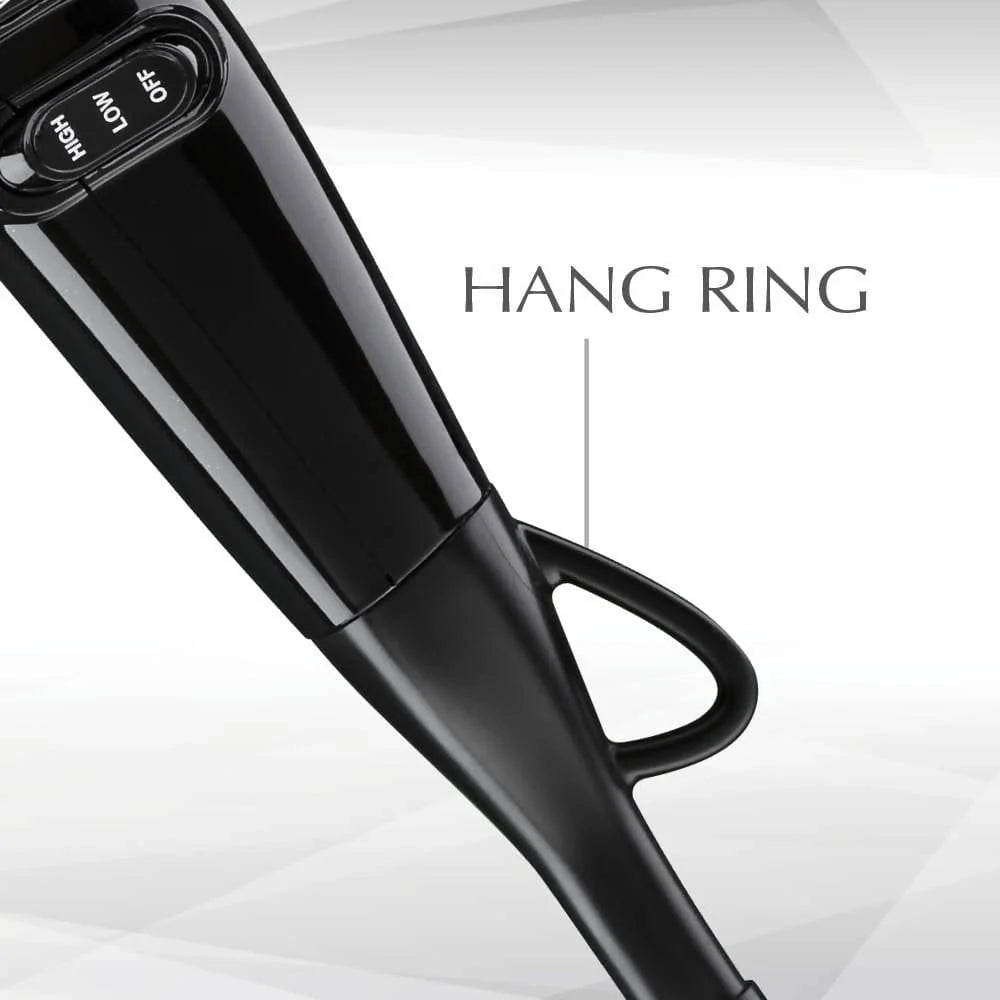InfinitiPRO by Conair Diamond Brilliance 1875 Watt Diamond-Infused Ceramic Dryer - Creates even heat that dries hair gently and reduces damage while providing added shine - C-580R Elegant AccScents