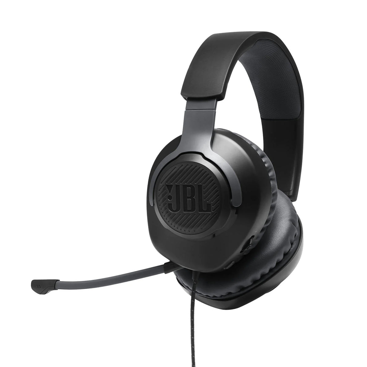 JBL Quantum 100 Wired over-ear gaming headset with flip-up mic - JBLQUANTUM100BLKAM Pie's Variety Store