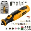 WORKSITE 8V Rotary Tool 110 Pieces Accessories Set Mini Grinder Cutter Diamond Jewelry Wood Cordless Rotary Tool Kit.- CRT324-110 Worksite Hand Tools