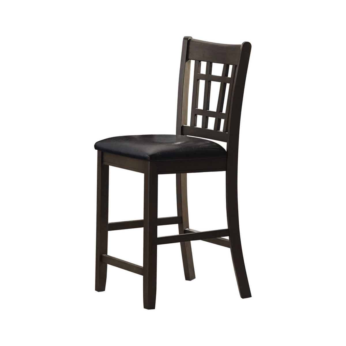 Lavon Upholstered Counter Height Stools Black And Medium Grey (Set Of 2) - 108219 Pie's Variety Store