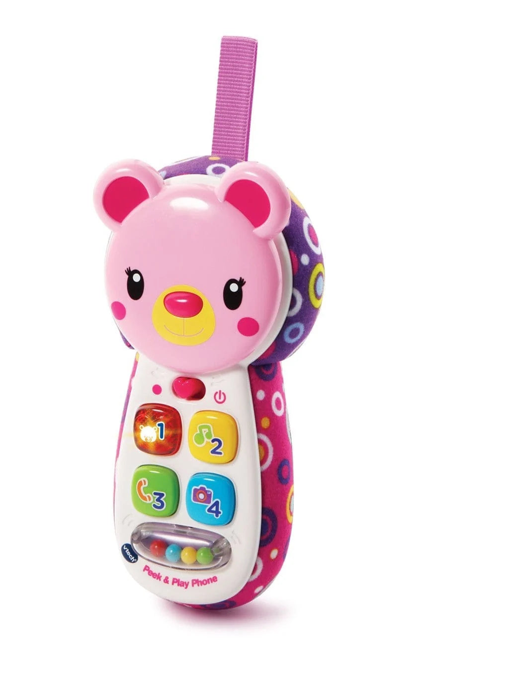 V-TECH Peek & Play Phone Pink: Have fun pretending to make calls by pressing the buttons and hearing playful songs