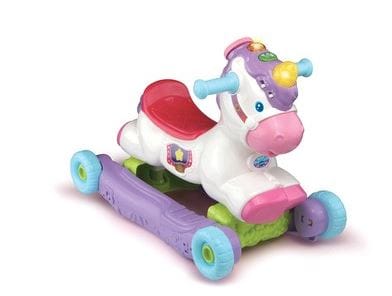 V-TECH Rock & Ride Unicorn: light up buttons introduces the unicorn itself and colours to your little one and enhance fine motor skill development - 80-192303 ebuystt