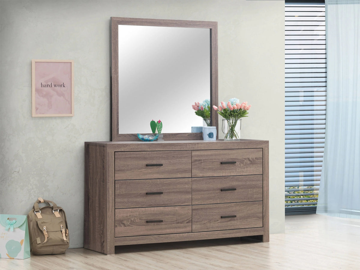 Brantford 6-Drawer Dresser Barrel Oak - 207043 Pie's Variety Store