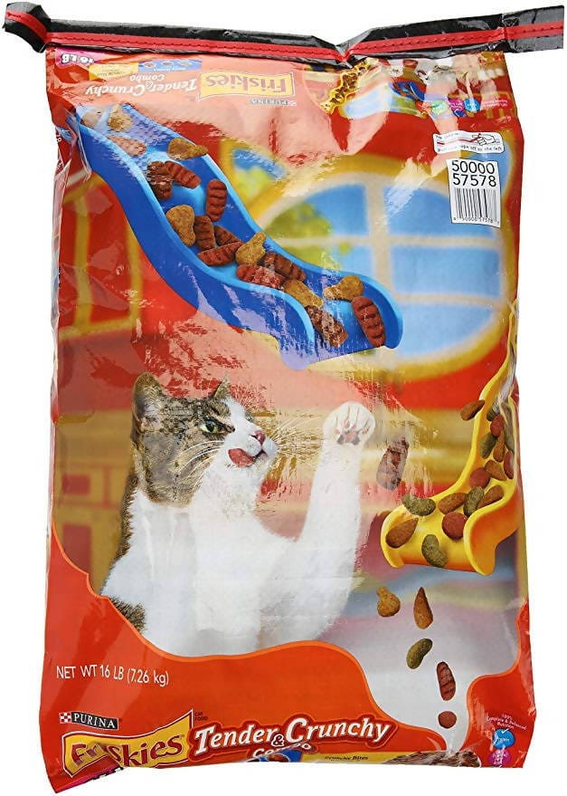 Purina Friskies Tender & Crunchy Combo Adult Dry Cat Food 16lb - 05000057578 Pie's Variety Store