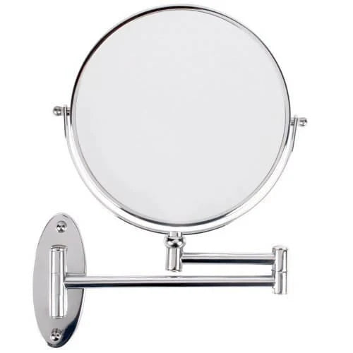 Conair 8" Diameter Wall Mount Mirror adjusts to any angle for easy viewing