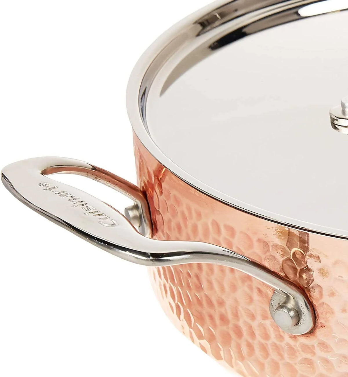 Cuisinart Hammered Collection Copper Tri-Ply Stainless 9 Piece Cookware Set - CU-HCTP-9 Elegant AccScents