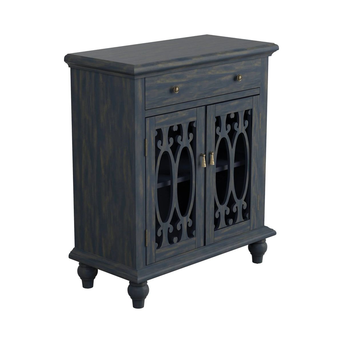 2-Door Accent Cabinet Blue - 952846 Pie's Variety Store