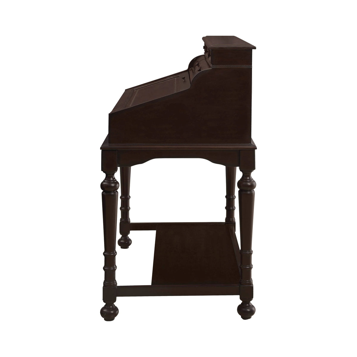 Milo 10-Drawer Secretary Desk Warm Brown - 800772 Pie's Variety Store