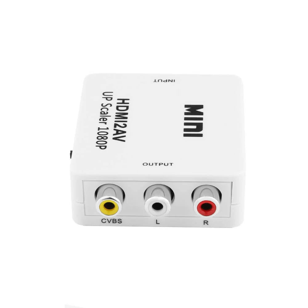 HDMI To 3 RCA Adapter HDMI2AV HDMI 2 AV HDMI To AV Cvbs S-Video Adapter Converter Box 1080P 60Hz High Quality - HDMI3RCA2AV Pie's Variety Store