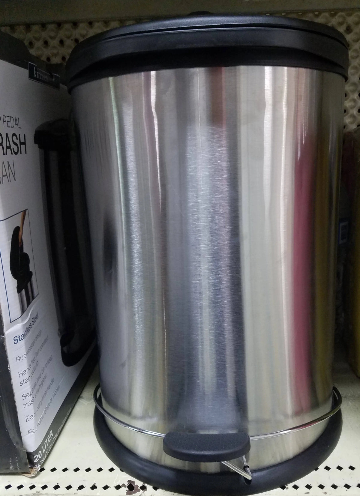 Kitchen Details Step Pedal Trash Can 20L - 4250 Pie's Variety Store