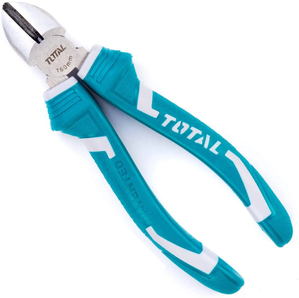 Total 7 Inch/180mm Heavy-duty Diagonal Cutting Pliers is an essential in any electrical work. Designed with handles lined with a comfortable thermoplastic rubber insulating sleeve