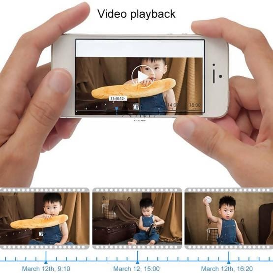 V380 1080P Wireless Camera HD Night Vision Smart Wifi Mobile Phone Remote Housekeeping Shop Monitor - V3801080P Pie's Variety Store