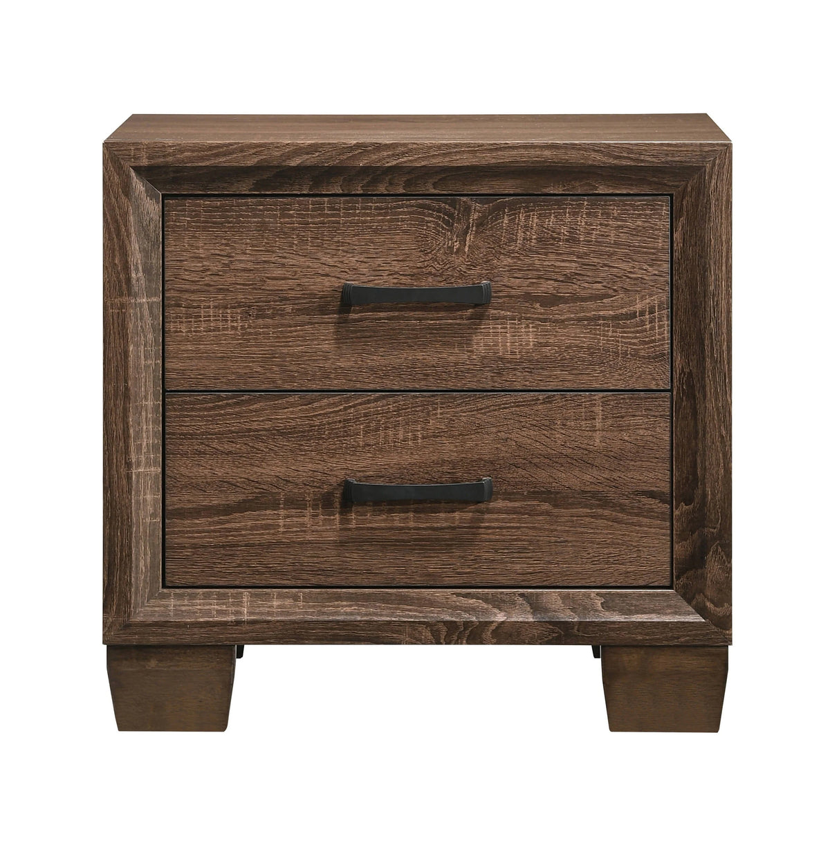Brandon 2-Drawer Nightstand Medium Warm Brown - 205322 Pie's Variety Store
