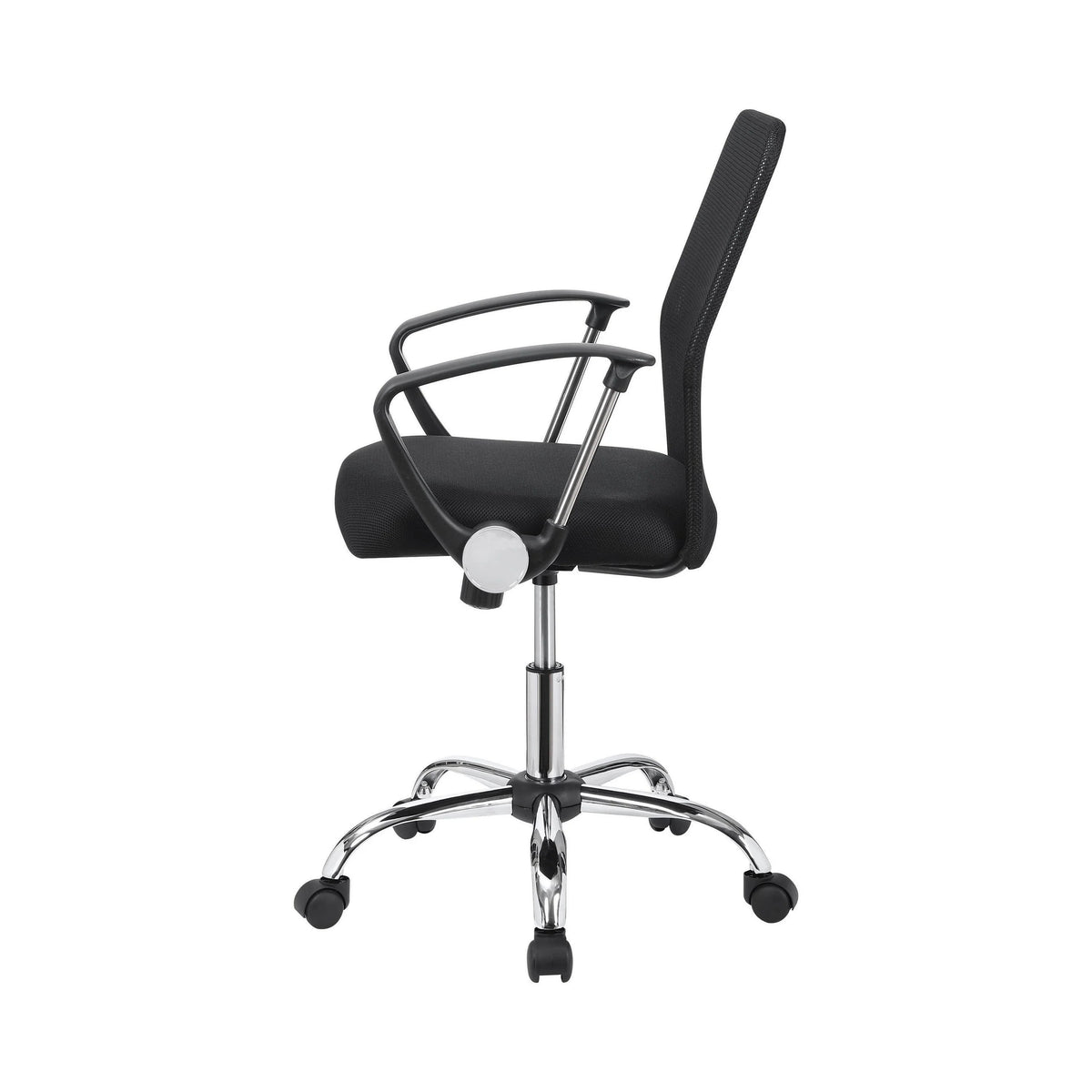 Office Chair With Mesh Backrest Black And Chrome - 801319 Pie's Variety Store