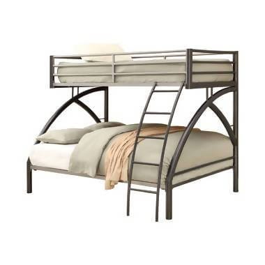 Stephan Twin Over Full Bunk Bed Gunmetal - 460079 A-Z Store Nadia