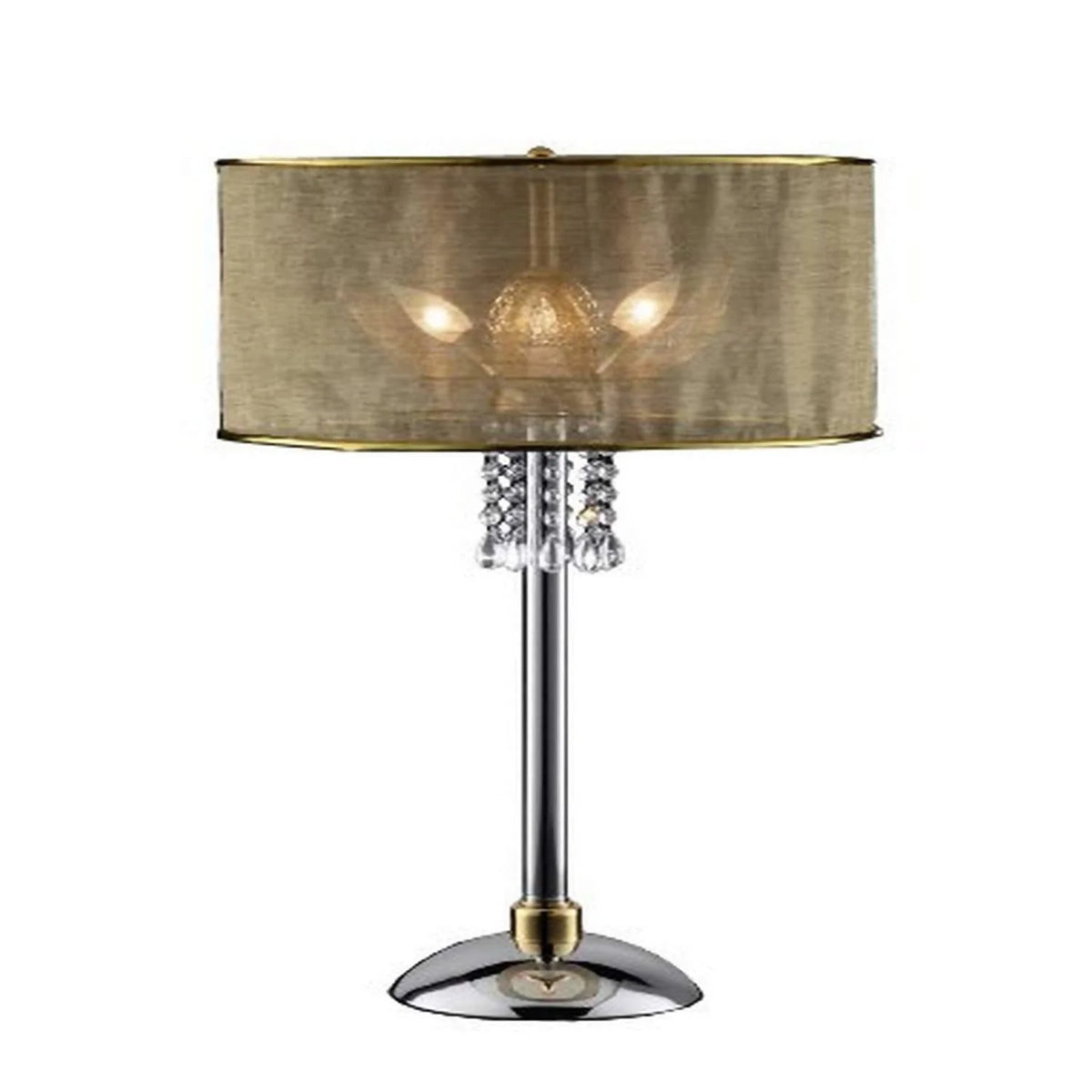 OK Lighting 31Inch Leaf Crystal Table Lamp - OK 5129T Elegant AccScents