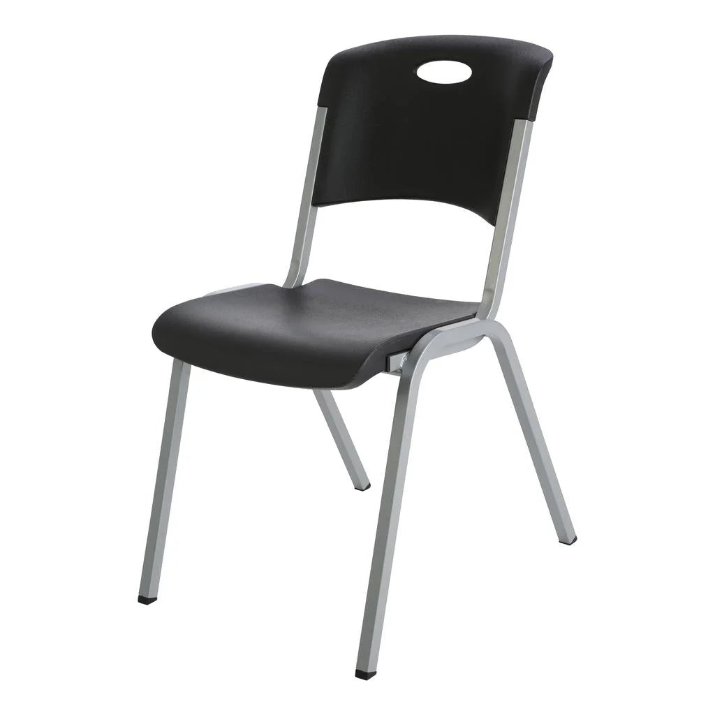 Lifetime Stack Chair Black Commercial Grade-28333 ebuystt