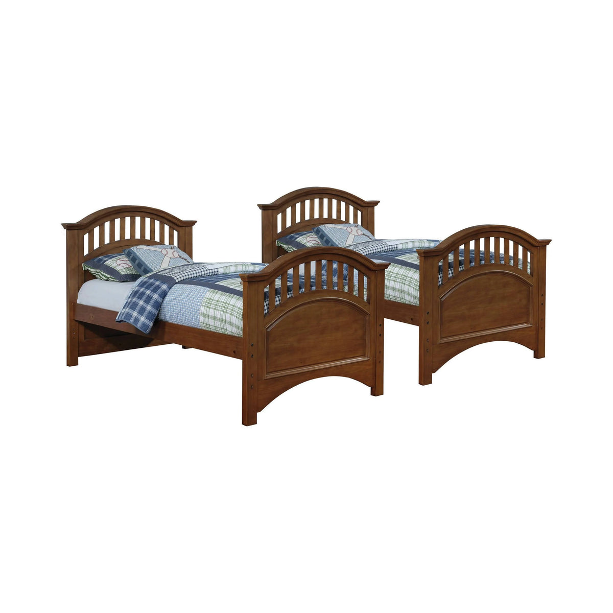 Halsted Twin Over Full Bunk Bed Walnut - 461080 A-Z Store Nadia