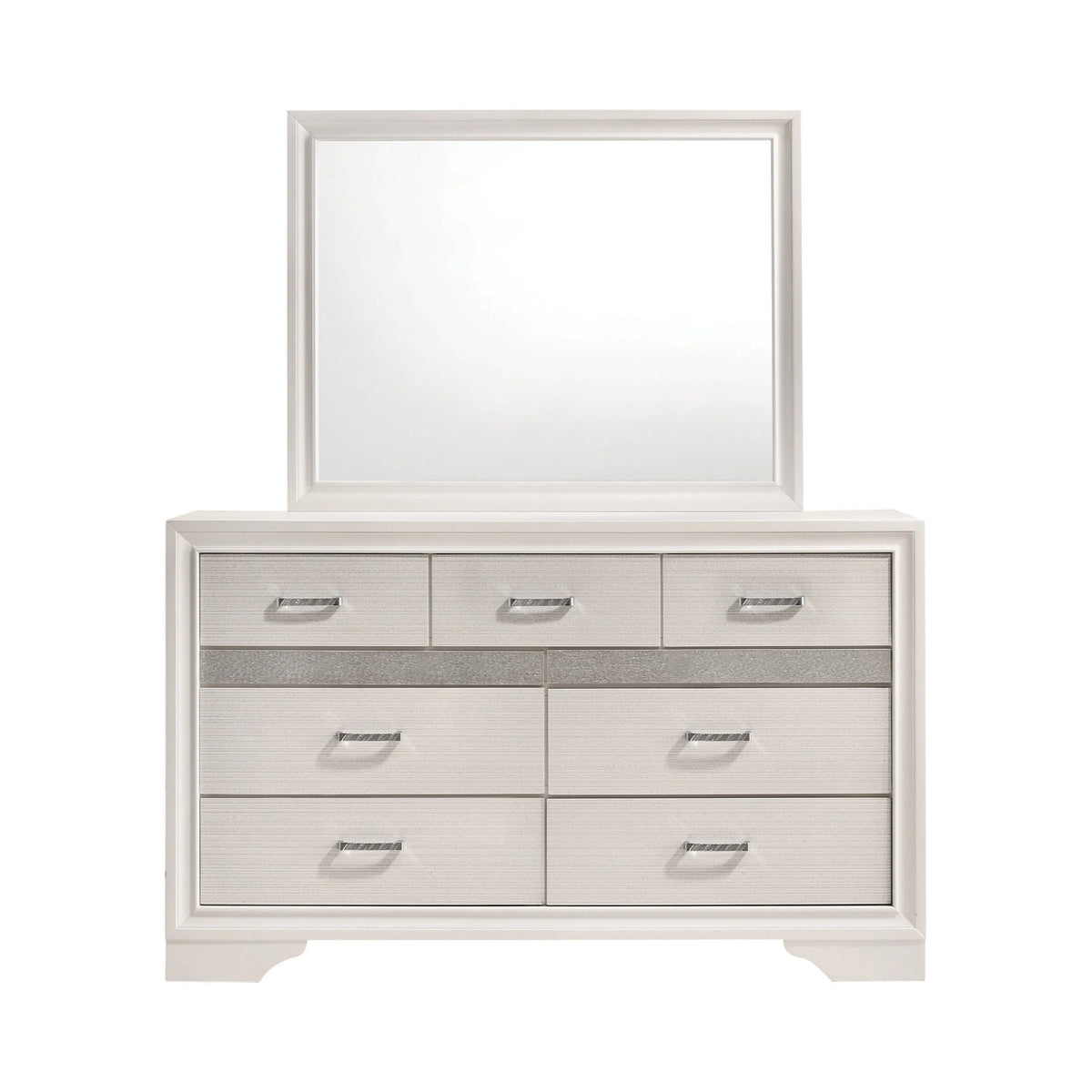 Miranda Queen 2-Drawer Storage Bed White 4PC Set - SET4PC205111Q Pie's Variety Store