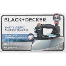Black And Decker The Classic Traditional Steam Iron- F6TE Elegant AccScents