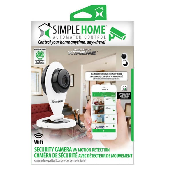 BULKS BUYS - SIMPLE HOME FIXED WIFI SECURITY CAMERA WHITE -24pcs Mega Bulk Buys