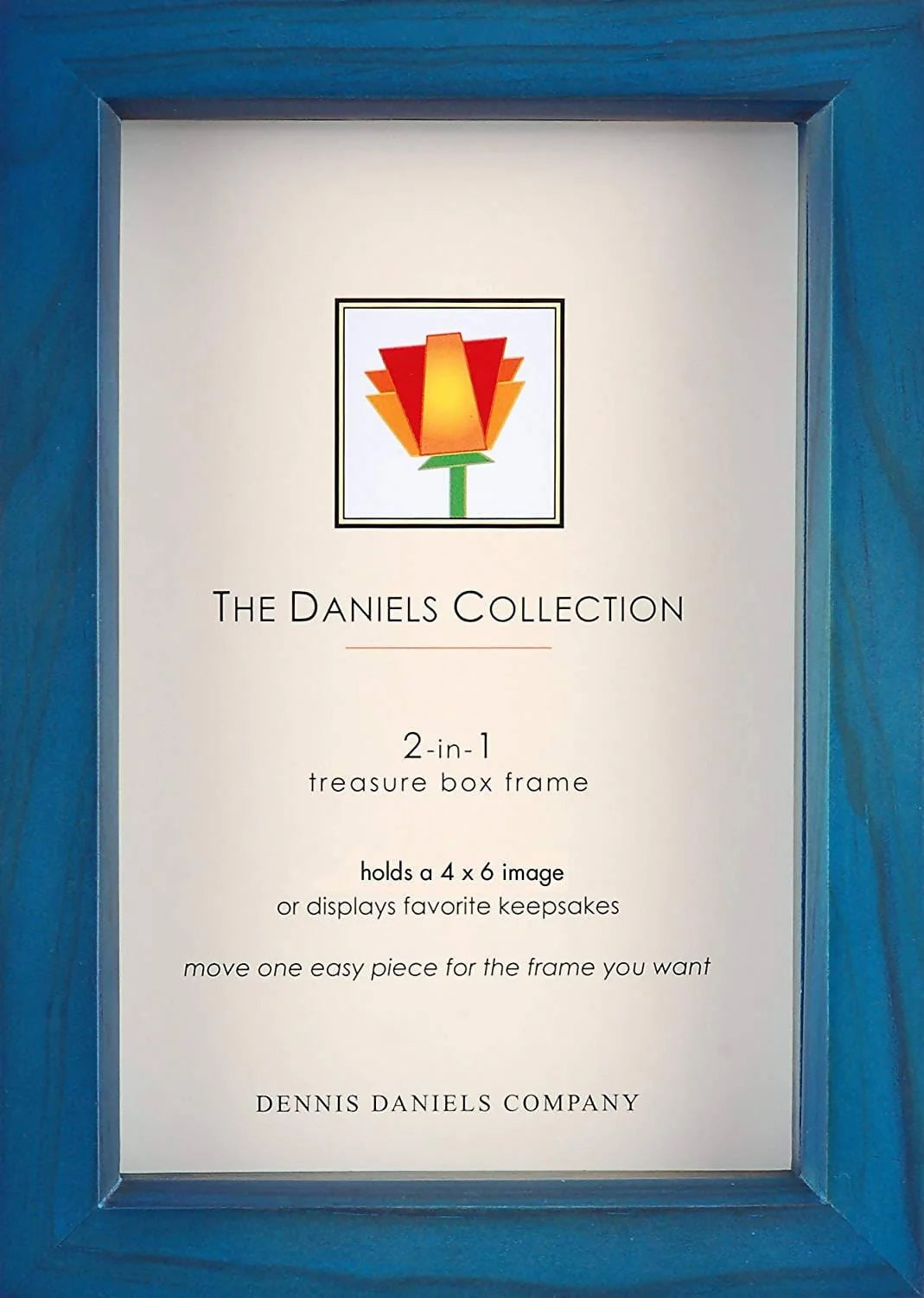Dennis Daniels 2 in 1Treasure Box Picture Frame (Ocean Blue) - W5505B Elegant AccScents