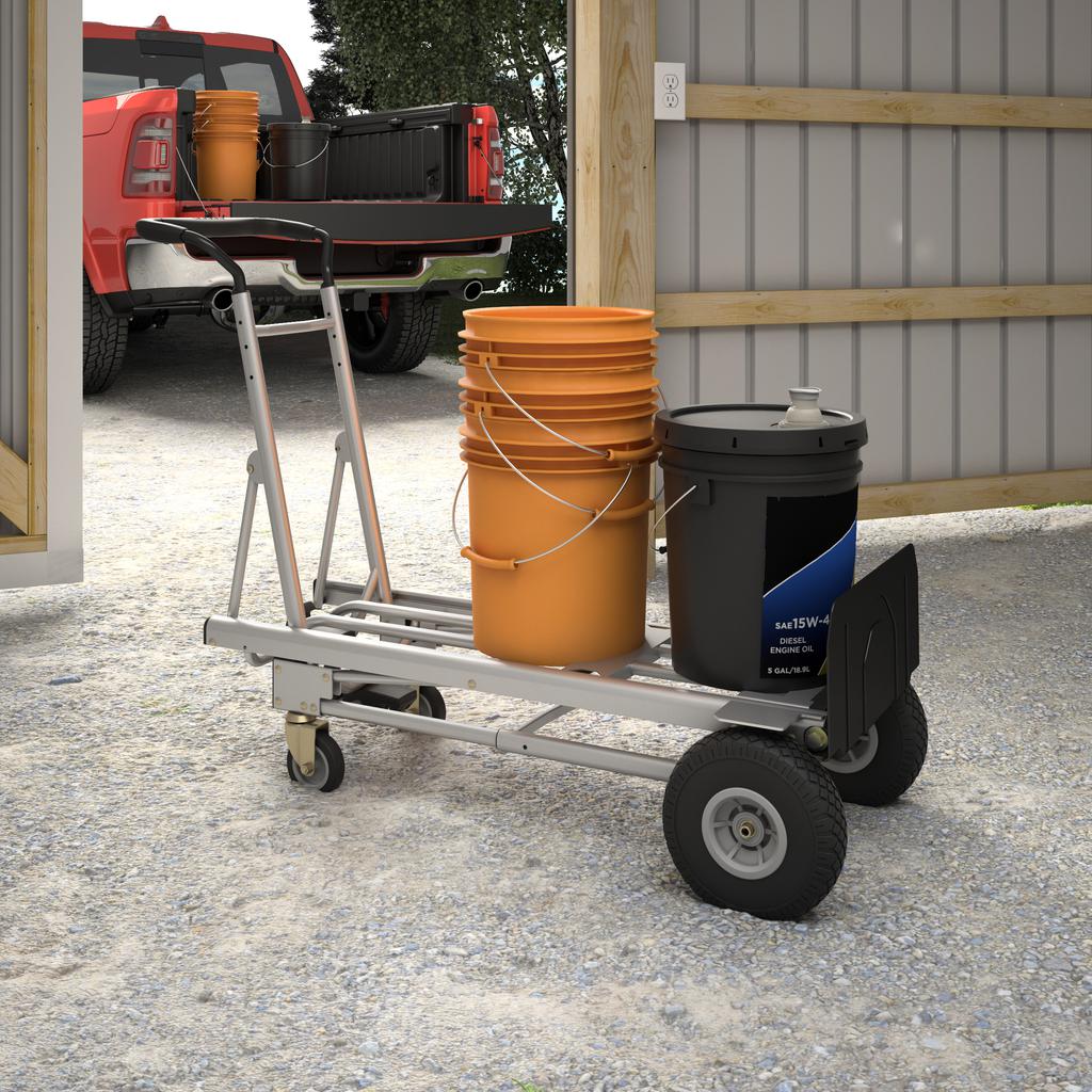 Cosco Handmick 3 In 1 Convertible Pneumatic 1000 Lbs Load Capacity 61" Height