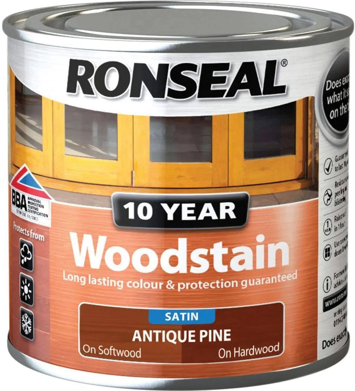 Ronseal 10 Year Woodstain (Natural Oak) 2.5 Litres - 38694 Elegant AccScents