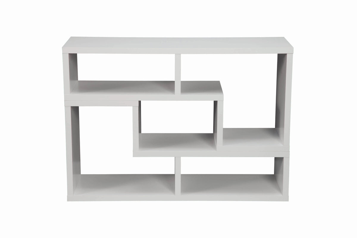 Convertible TV Console And Bookcase Cappuccino - 800329 Pie's Variety Store
