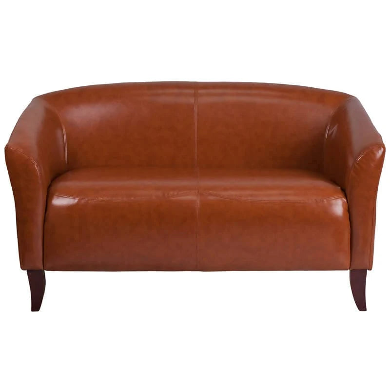 HERCULES Imperial Series Cognac LeatherSoft Loveseat - 111-2-CG-GG Pie's Variety Store