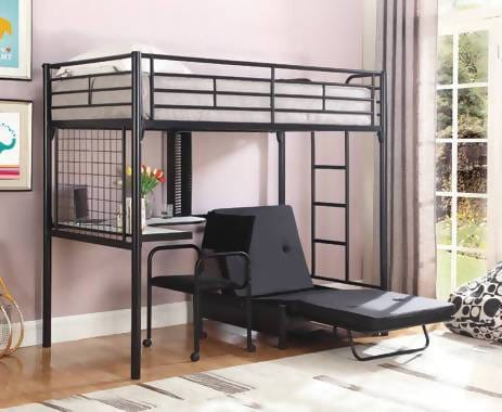 Jenner Futon Pad Black - 2335M A-Z Store Nadia