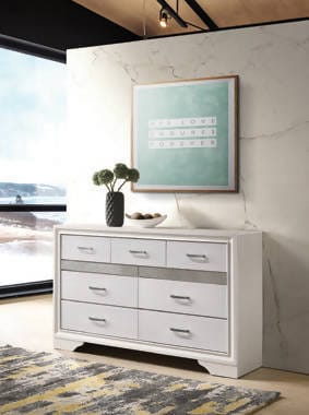 Miranda 4-Piece Twin Storage Bedroom Set White - SET4PC205111T Pie's Variety Store