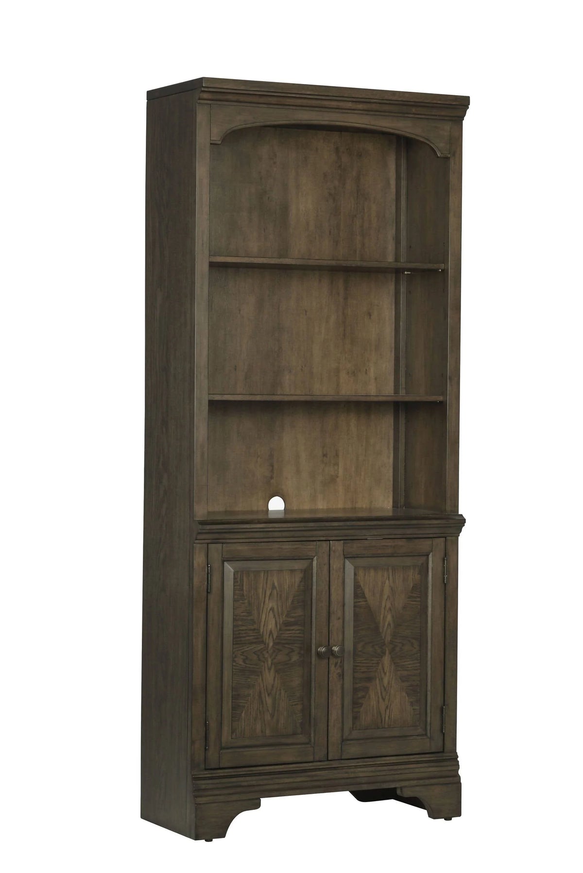 Hartshill Bookcase With Cabinet Burnished Oak - 881286 Pie's Variety Store