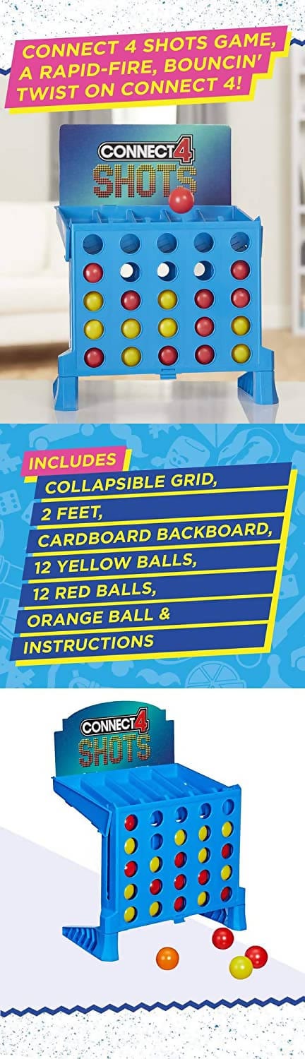 Connect 4 Shots Shooting Game - E3578 Pie's Variety Store