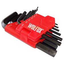 Wolfox 13 Piece Metric Hex Key Set (Allen Wrench Set)