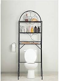 Dream Bath Over The Toilet Space Saver Black 60x33x175 cm- 20017647 MEGA