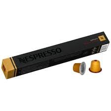 Nespresso Buenos Aires Lungo Coffee Capsules is a fragrant and balanced blend of washed Colombian Arabica that adds delicate fruit acidity and lightly fried Ugandan Robusta that adds malty cereals and sweet notes of popcorn to the mix - NESC-135-0296 Pie's Variety Store
