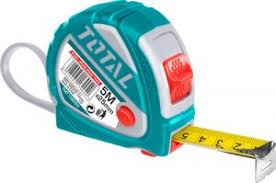 Total Heavy Duty Steel Measuring Tape 5m x 25mm (16ft)