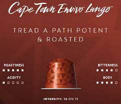Nespresso Buenos Aires Lungo Coffee Capsules is a fragrant and balanced blend of washed Colombian Arabica that adds delicate fruit acidity and lightly fried Ugandan Robusta that adds malty cereals and sweet notes of popcorn to the mix - NESC-135-0296 Pie's Variety Store