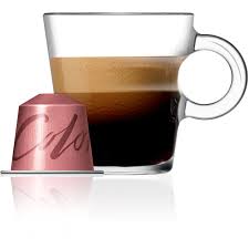 Nespresso Buenos Aires Lungo Coffee Capsules is a fragrant and balanced blend of washed Colombian Arabica that adds delicate fruit acidity and lightly fried Ugandan Robusta that adds malty cereals and sweet notes of popcorn to the mix - NESC-135-0296 Pie's Variety Store