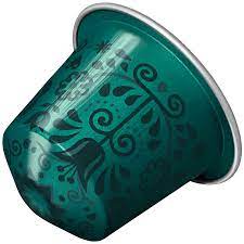 Nespresso Buenos Aires Lungo Coffee Capsules is a fragrant and balanced blend of washed Colombian Arabica that adds delicate fruit acidity and lightly fried Ugandan Robusta that adds malty cereals and sweet notes of popcorn to the mix - NESC-135-0296 Pie's Variety Store