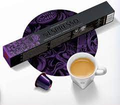 Nespresso Buenos Aires Lungo Coffee Capsules is a fragrant and balanced blend of washed Colombian Arabica that adds delicate fruit acidity and lightly fried Ugandan Robusta that adds malty cereals and sweet notes of popcorn to the mix - NESC-135-0296 Pie's Variety Store
