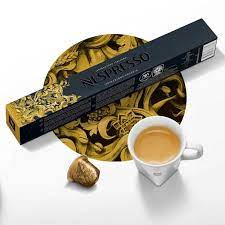 Nespresso Buenos Aires Lungo Coffee Capsules is a fragrant and balanced blend of washed Colombian Arabica that adds delicate fruit acidity and lightly fried Ugandan Robusta that adds malty cereals and sweet notes of popcorn to the mix - NESC-135-0296 Pie's Variety Store