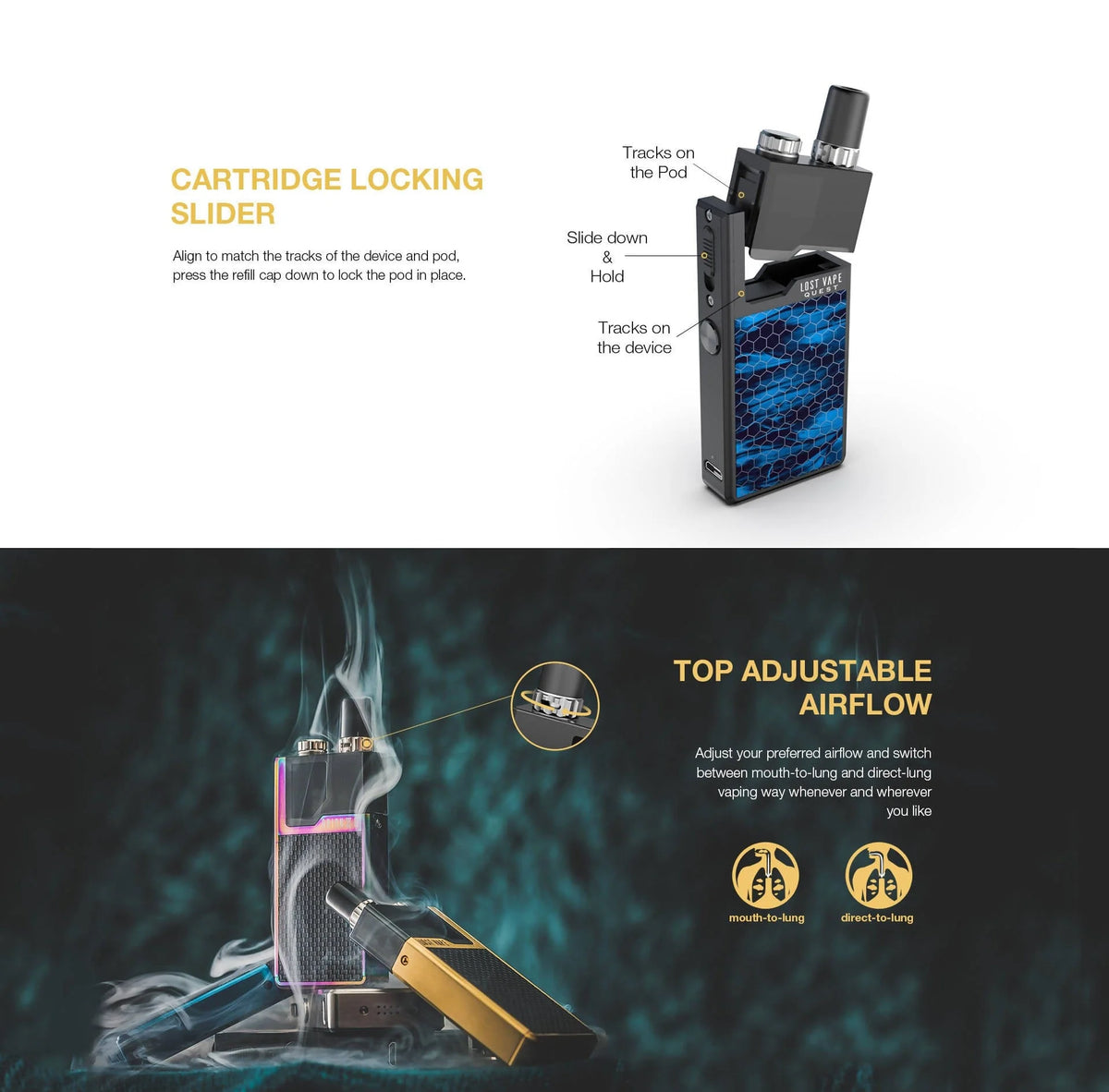 LOST VAPE QUEST ORION XQ - LVQOXQ Pie's Variety Store